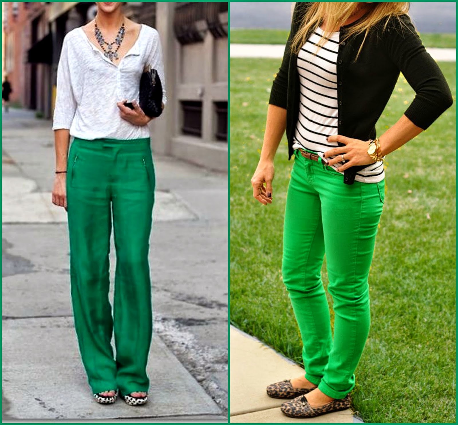 5 Ways to Wear Green Pants - Poise Passion
